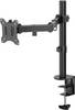 Goobay Monitorhalterung Single FLEX zur Tischmontage 43 cm (17") - 81 cm (32") Monitorarm rotier- & schwenkbar 8kg