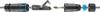 Goobay 44416 Outdoor CAT 6A UTP / Kabelverbinder IP68 wasserdicht / LSA Netzwerkkabel Kupplung / 500 MHz LAN Verbinder