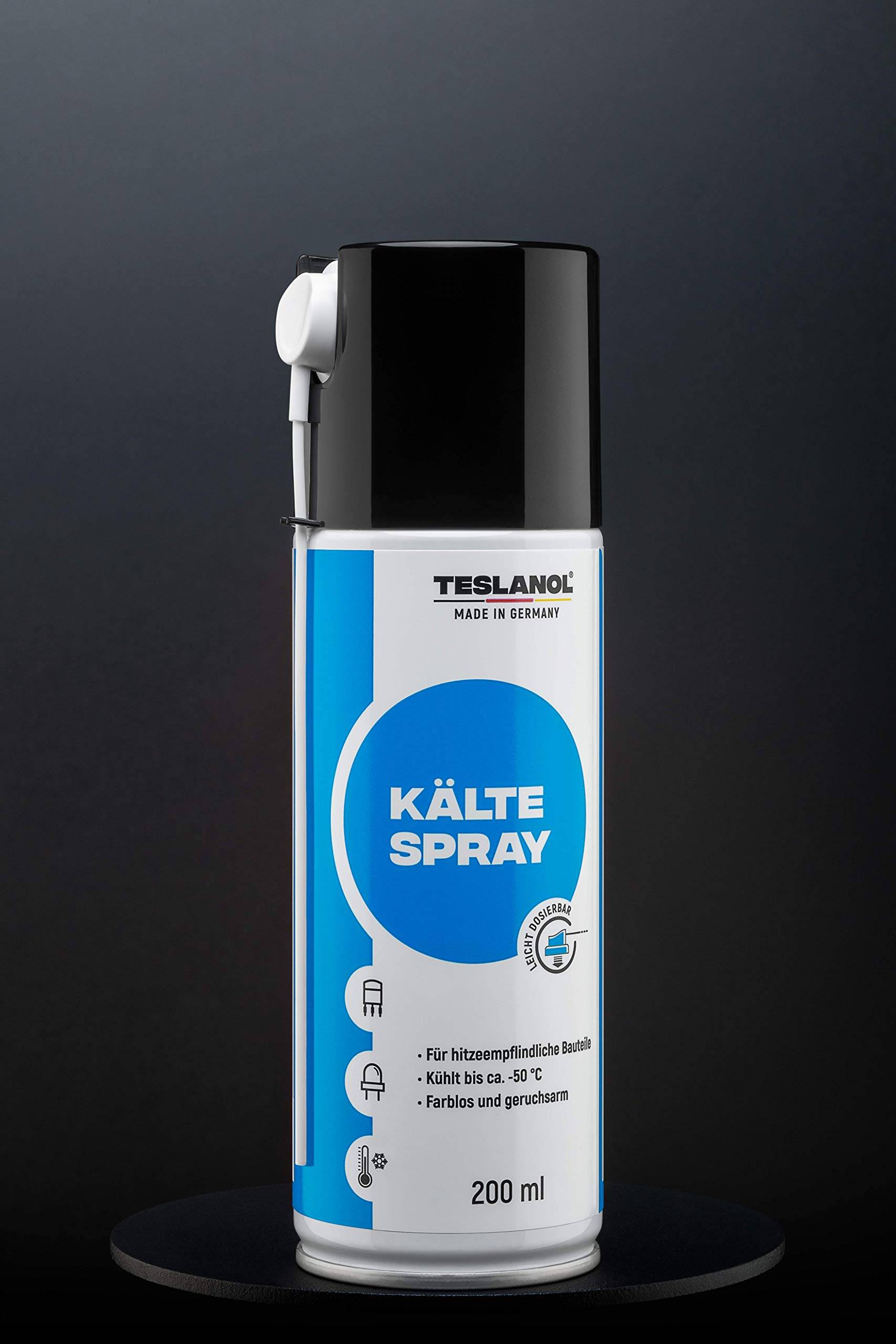 Teslanol 26033 Kältespray zur Kühlung von hitzeempfindlichen Bauteilen Kälteschockspray Kühlspray Spraydose 200 ml-2