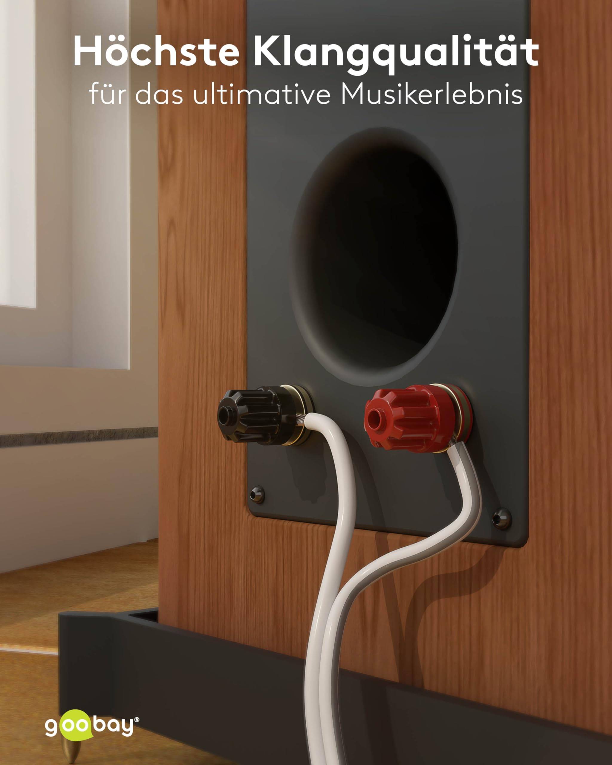 Goobay 15018 Lautsprecherkabel 2x 0,75mm² CCA Litze / Audiokabel Boxenkabel / Subwoofer Kabel / Transparent / 100m-4