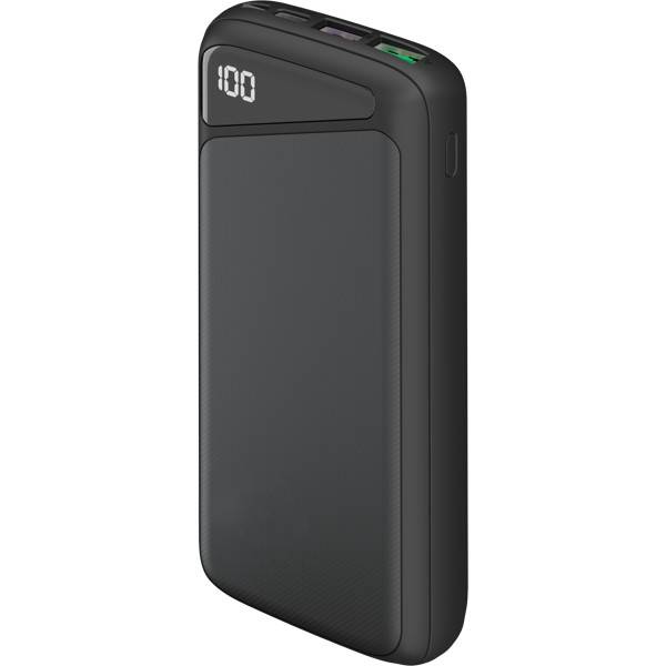 Goobay Powerbank 20000 mAh, Powerbank mit USB-C & USB-A, 18 W Power Delivery & Quick Charge, LiPo 74 Wh-0