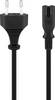 Goobay 50084 Netzkabel mit Eurostecker & C7 Buchse universell Stromkabel für PlayStation & Xbox Eurokabel Schwarz 1.50 m