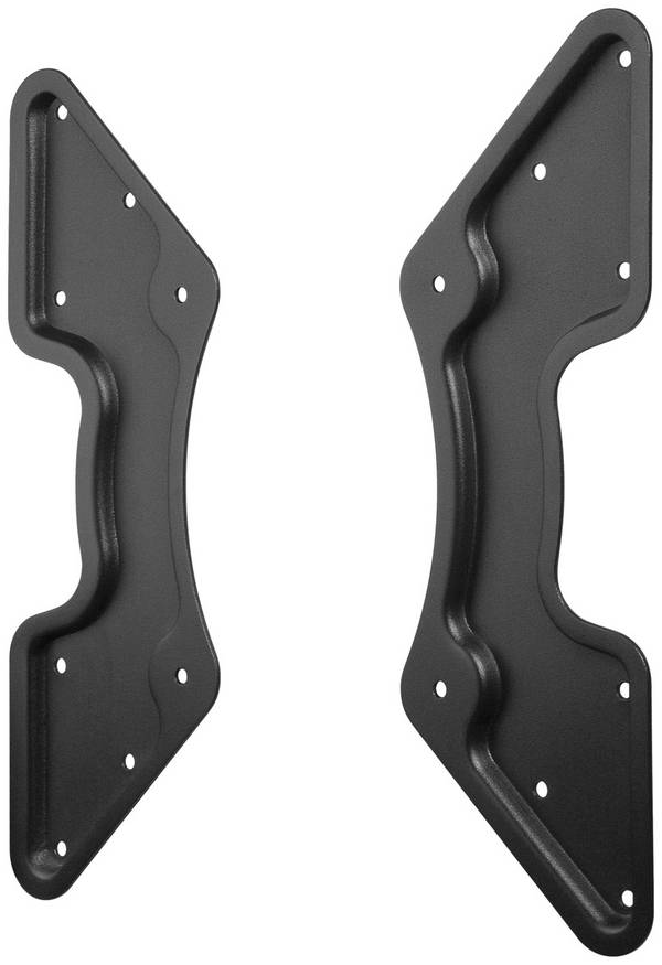 Goobay 60134 VESA-Adapter für TV-Wandhalterung, VESA-Adapterplatte erweitert Halterung auf 400x400 mm, bis 30 kg Schwarz
