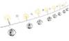 Goobay 57949 LED-Lichterkette 10 warmweiße LED mit Timer, Weihnachtsbeleuchtung Glöckchen Lichterkette mit Batterie