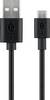 Goobay 72227 USB A auf Micro USB Kabel / 2,5 A Schnellladekabel 480 Mbits / USB 2.0 Typ B Adapterkabel / Schwarz / 1m