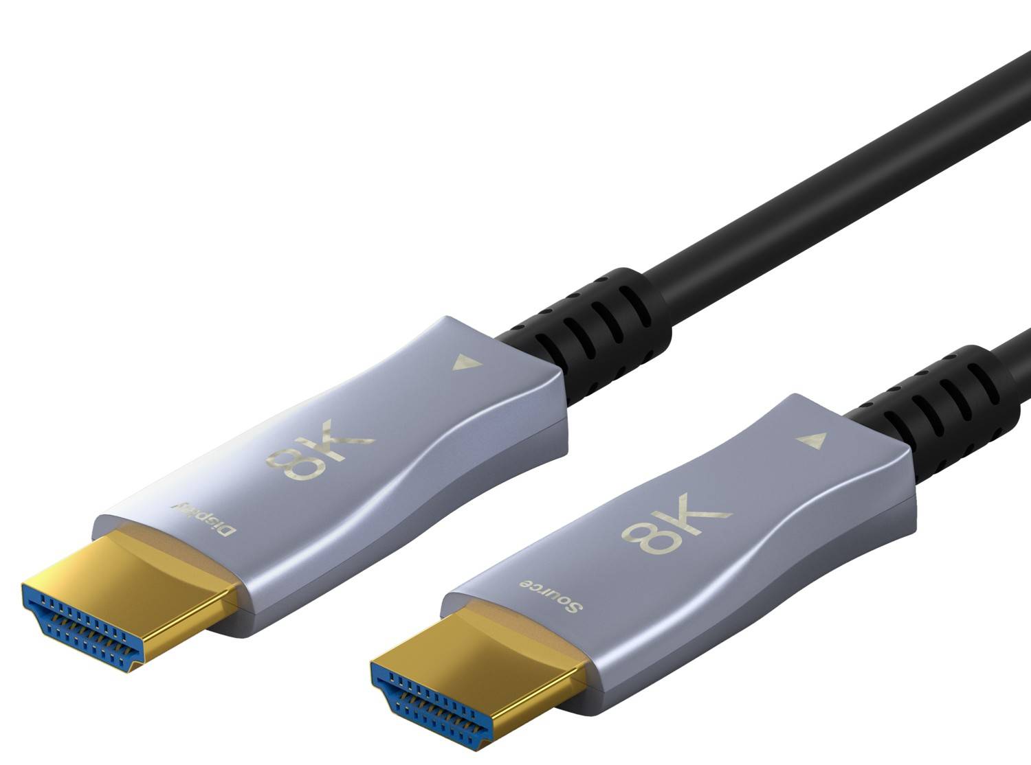 Goobay 65561 Optisches Hybrid HDMI Kabel AOC Ethernet / 8K @ 60 Hz Ultra High Speed / 48 Gbits Glasfaserkabel eARC / 40m-0