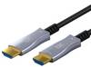 Goobay 65561 Optisches Hybrid HDMI Kabel AOC Ethernet / 8K @ 60 Hz Ultra High Speed / 48 Gbits Glasfaserkabel eARC / 40m