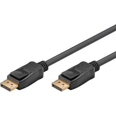 Goobay 64799 DisplayPort Kabel 1.4 Gaming Monitorkabel / UHD 8K @ 60Hz / DP Bildschirmkabel 32,4 Gbit/s / Schwarz / 3m-0