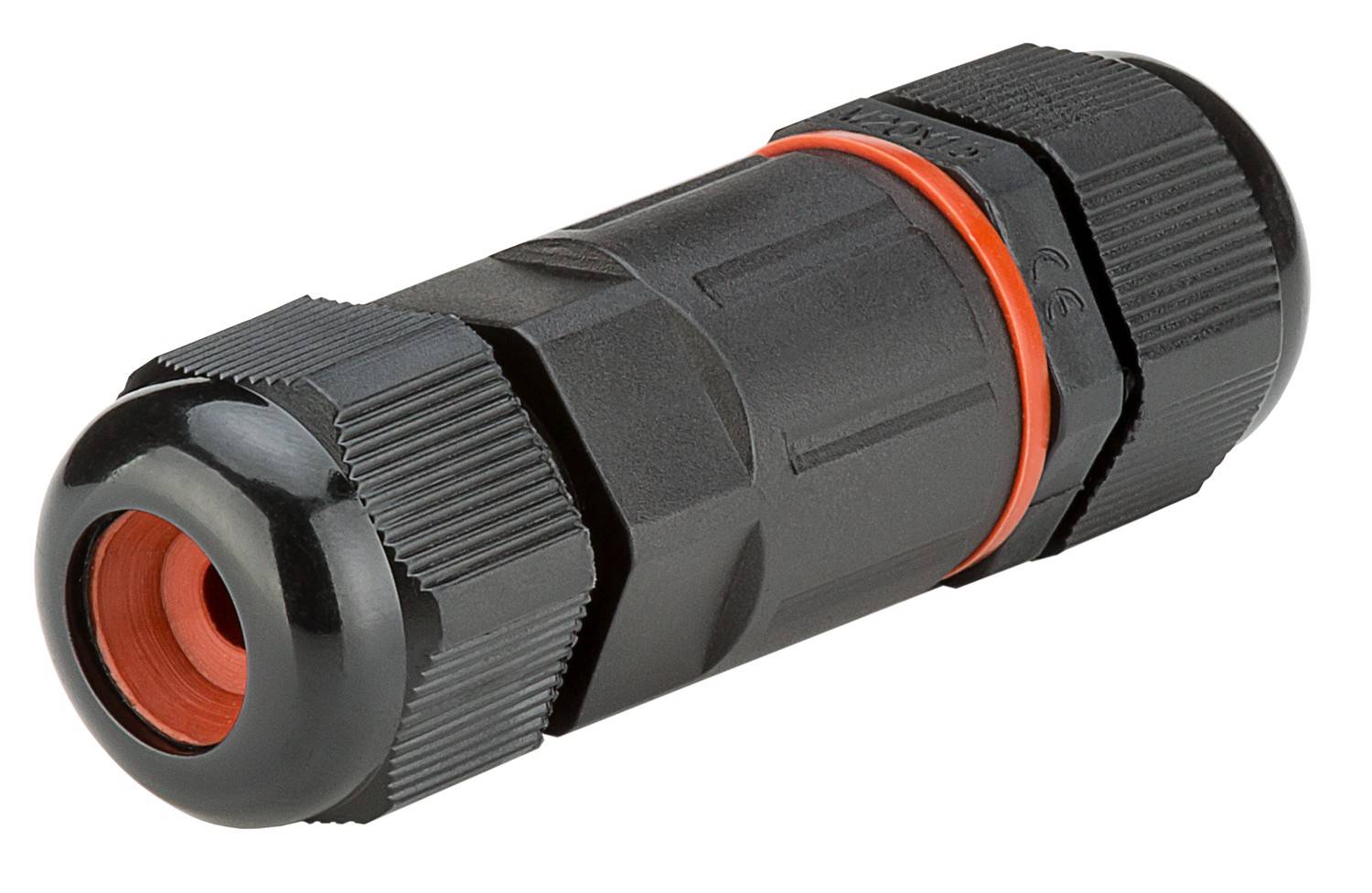 Goobay 81325 Outdoor Kabelverbinder wasserdicht IP68 Kabelmuffe 3 polig Stromkabel verbinden Verbindungsmuffe 7,5cm-0