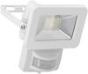 Goobay 53878 LED Außenstrahler Bewegungsmelder 10W / PIR Sensor / 850lm Neutralweiß Scheinwerfer Außenleuchte / Weiß