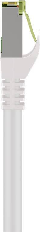 Goobay 61109 RJ45 Patchkabel mit CAT 8.1 S/FTP Rohkabel halogenfrei 2.000 MHz Netzwerkkabel LAN Internetkabel Weiß 10m-2