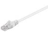 Goobay 68503 CAT 5e Netzwerkkabel RJ45 Stecker 100 MHz CCA Leiter Ethernet LAN Kabel U/UTP Internetkabel Weiß 15m
