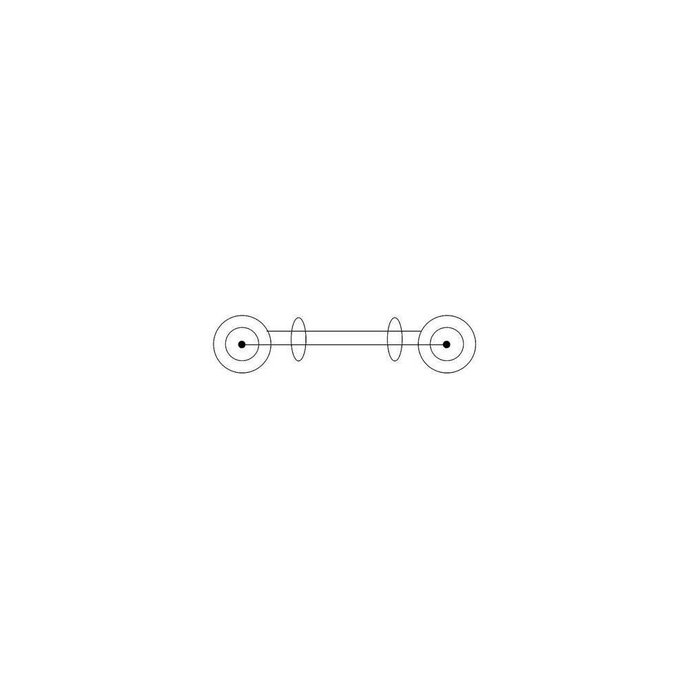 Goobay 50423 BNC Kabel RG59 Koaxialkabel BNC Stecker auf BNC Stecker 75 Ohm Koaxial Kabel Verbindungskabel Schwarz 1m-1
