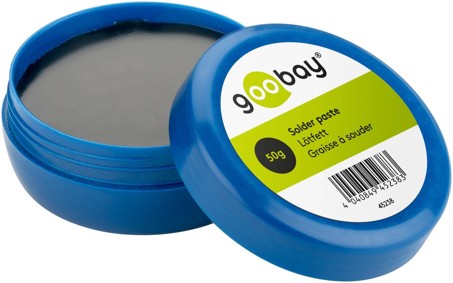 Goobay 45238 Lötfett 50g Dose / Lötpaste zum Löten / Solder Paste / Flussmittel zum Weichlöten von Elektronik / 50g-0