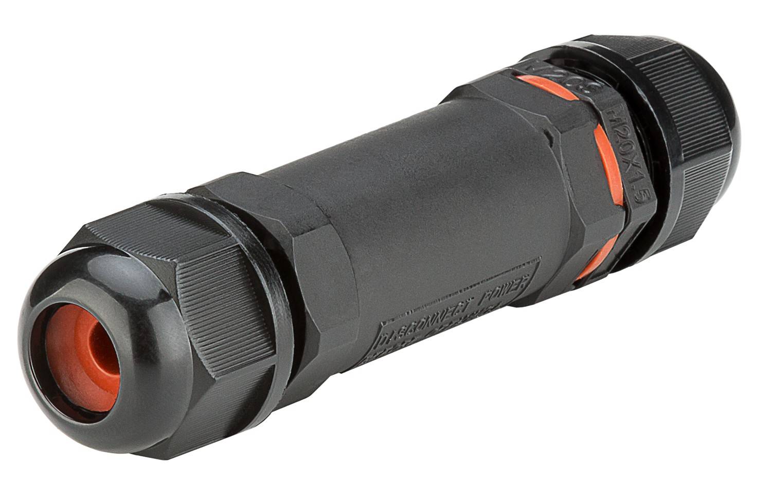Goobay 81292 Outdoor Kabelverbinder wasserdicht IP68 Kabelmuffe 3 polig Stromkabel verbinden Verbindungsmuffe 10cm-0