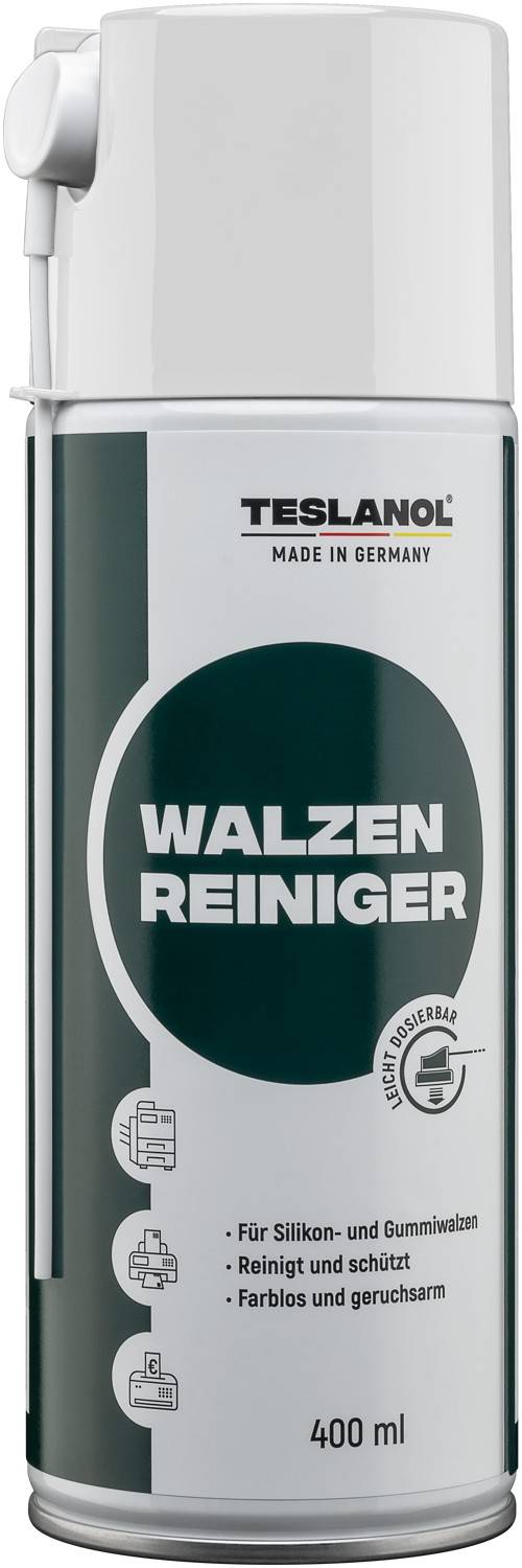 Teslanol 26043 Walzenreiniger für Drucker, Scanner & Fax Silikonreiniger Gummiwalze Reiniger Walzenreinigung 400 ml-0