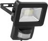 Goobay 53877 LED Außenstrahler Bewegungsmelder 10W / PIR Sensor / 850lm Neutralweiß Scheinwerfer Außenleuchte / Schwarz