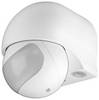 Goobay 95174 Infrarot Bewegungsmelder mit 180° PIR-Sensor für LED Außenleuchte Aufputz Wandmontage Melder, 12 m, Weiß