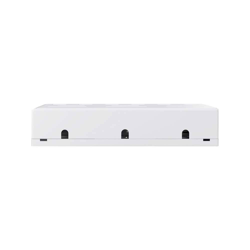 Goobay 79379 Keystone Gehäuse 6 Port / Leer Patch Panel für Keystone Module / 6-fach Aufputzdose / Snap-In-System / Weiß-2