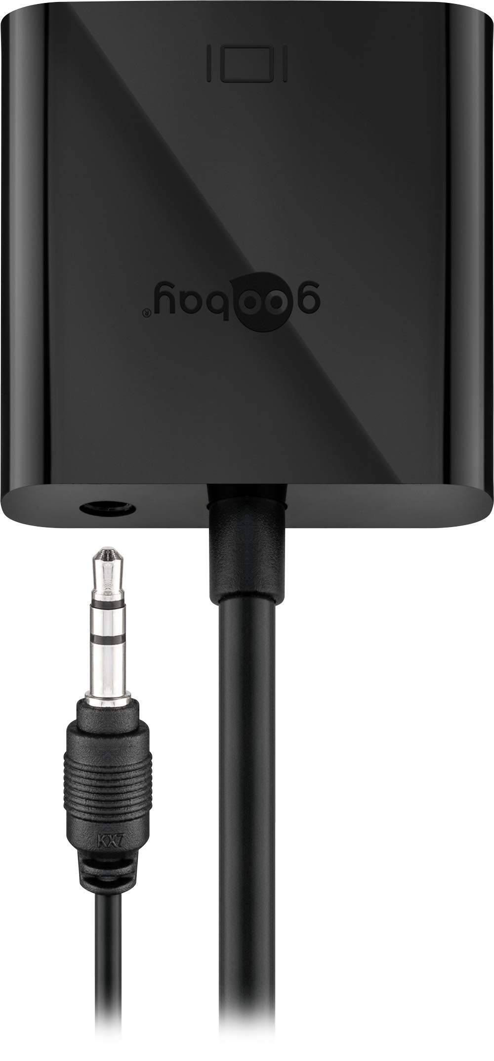 Goobay 68793 HDMI auf VGA Adapter HD 1080p @ 60Hz HDMI Adapterkabel konvertiert HDMI in VGA Analog Monitorkabel Schwarz-2