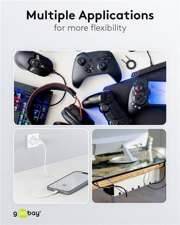 Goobay 68905 USB Verlängerung / USB 2.0 Typ A Anschlüsse Verlängerungskabel / 480 Mbits USB Kabel / Schwarz / 5m-3