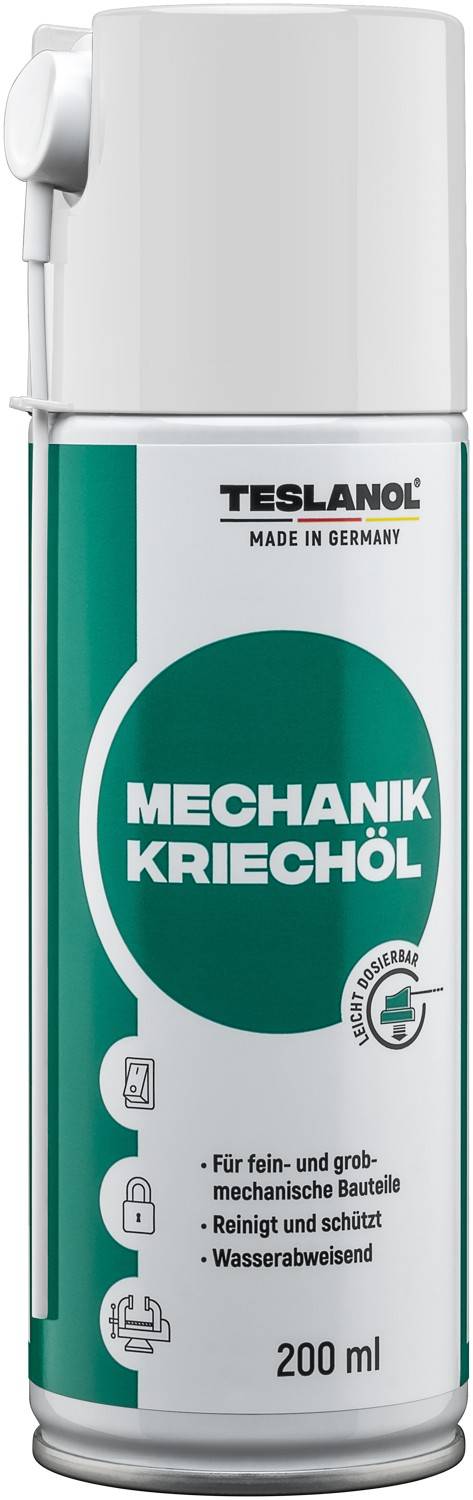Teslanol 26030 Universal Mechaniker Kriechöl Spray Schmieröl Schutz & Pflege von Metallteilen Sprühöl Schmierfett 200 ml-0