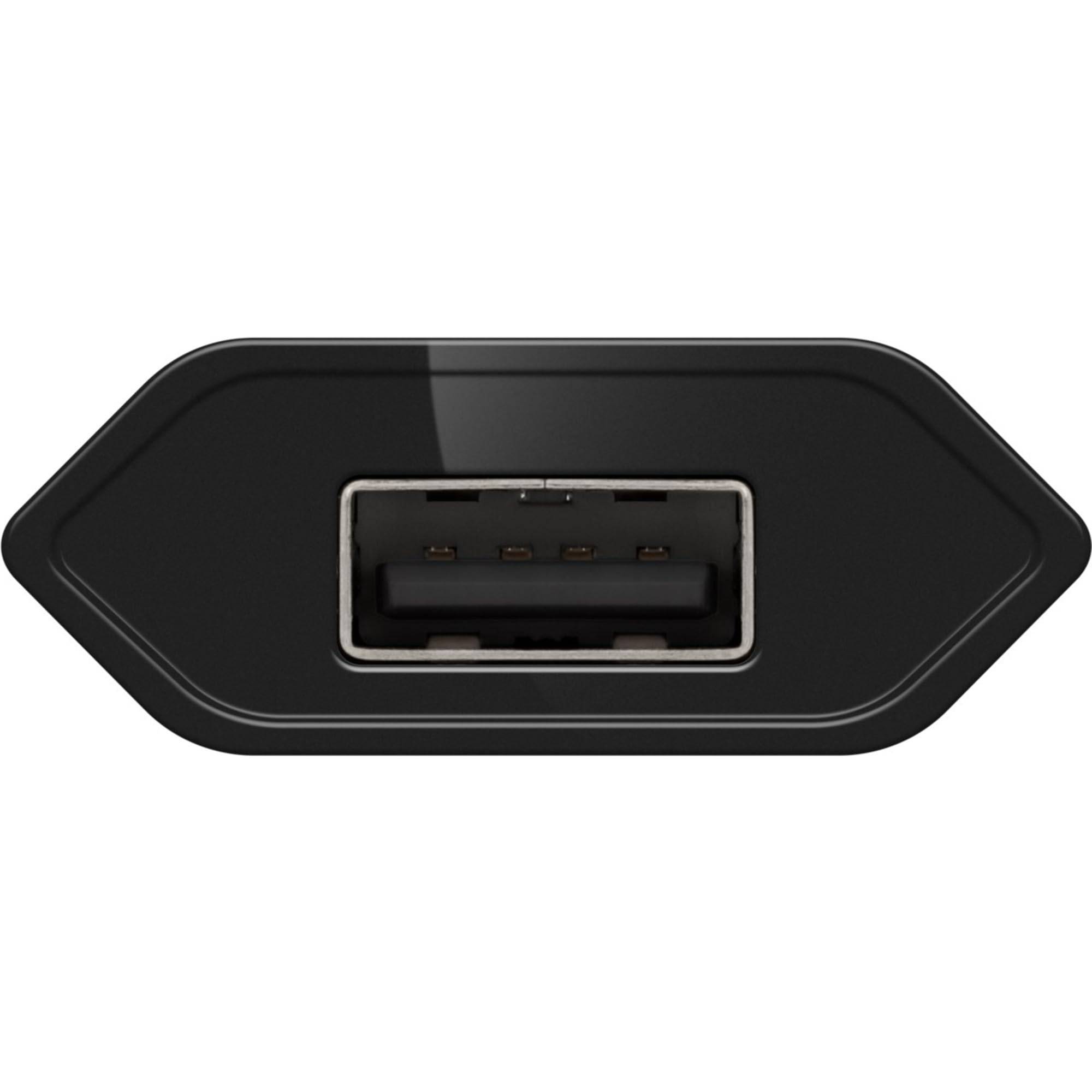 Goobay 45293 USB-A Netzteil 5W / USB-C Ladekabel / Universal Ladegerät 1 Port / USB Adapter 5V 1A / Schwarz / Kabel 1m-4
