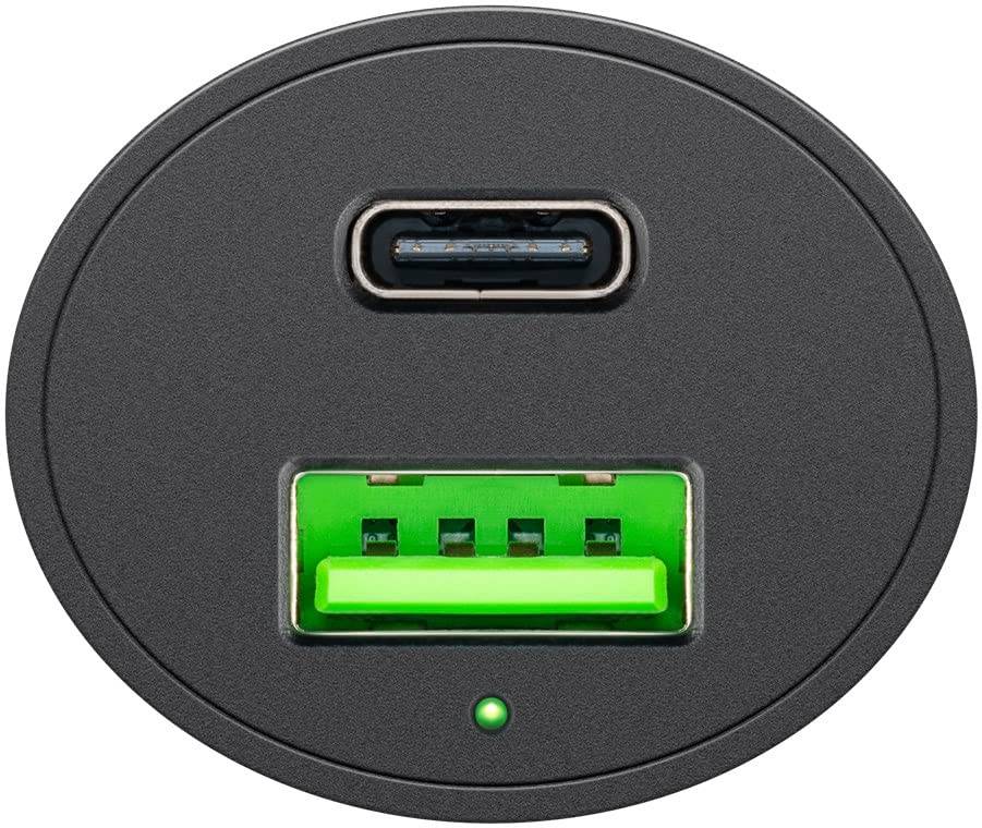 Goobay 39908 Dual USB Schnellladegerät PD Zigarettenanzünder / 48W Auto Ladegerät USB-A & USB-C Ladestecker / Schwarz-4