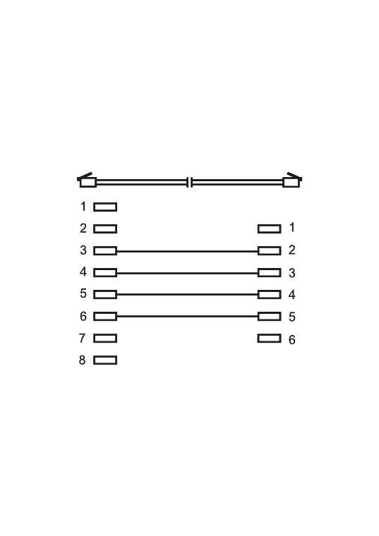 Goobay 68579 Telefonkabel RJ11 Stecker auf RJ45 Stecker Flachkabel für Faxgerät DSL Modem VDSL Router ISDN Schwarz 15m-2