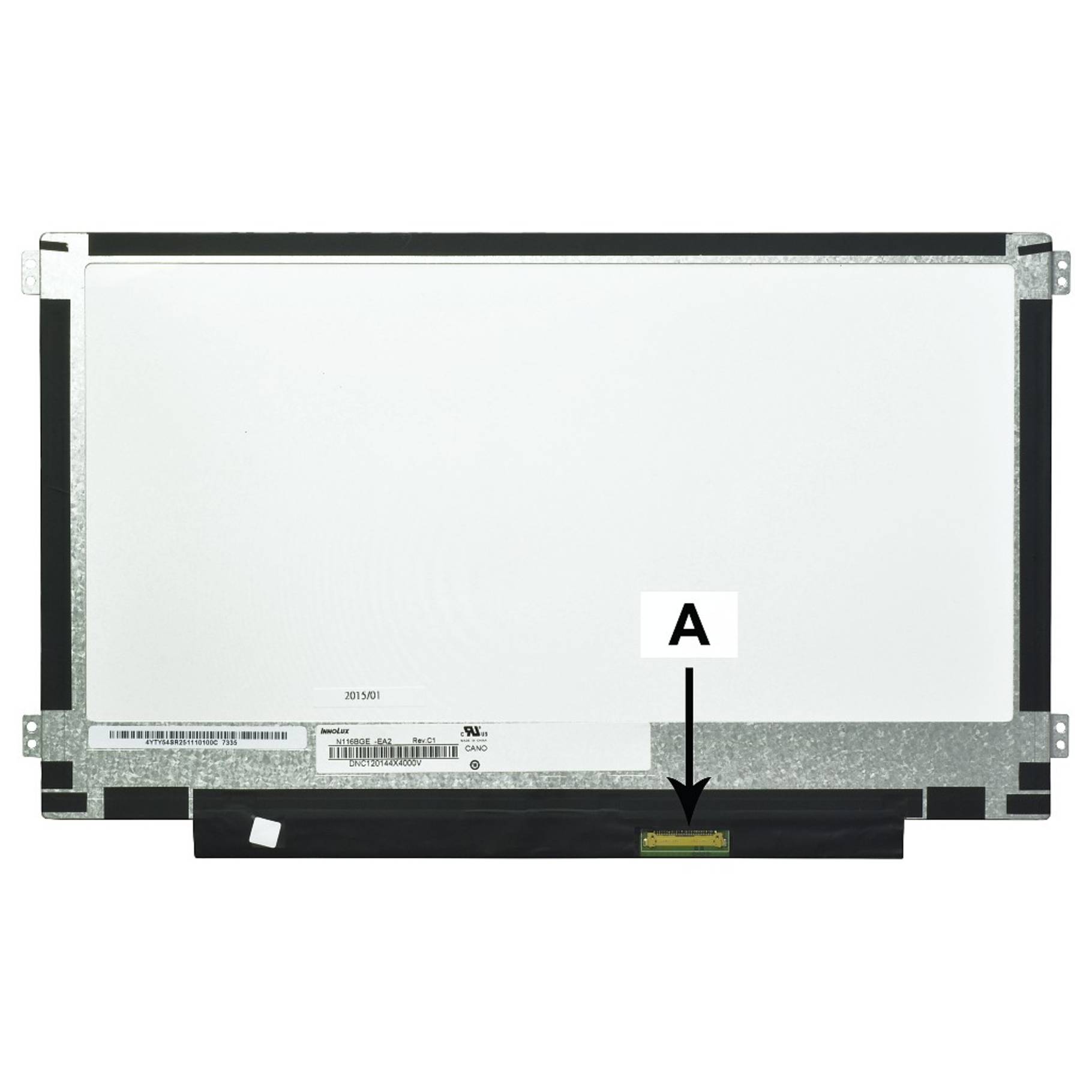 2-power 2P-NT116WHM-N21 V8.0 - Anzeige - 29,5 cm (11.6 Zoll) - WXGA-0