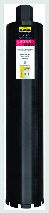 SAME DBK 52x450 1 1/4" UNC 5Seg 24x3.3x8 Diamantbohrkrone-0