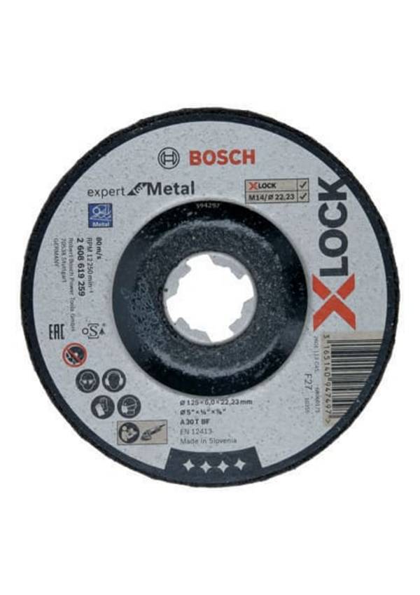 PRO Metal X-Lock Schleifscheibe, 125 x 6 x 22.23 mm, oSa