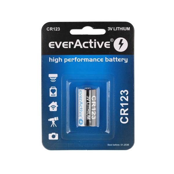 CR123 Lithium Photo Batterie, 3V max. 1500mAh, 34,5 x 17mm, CR123A