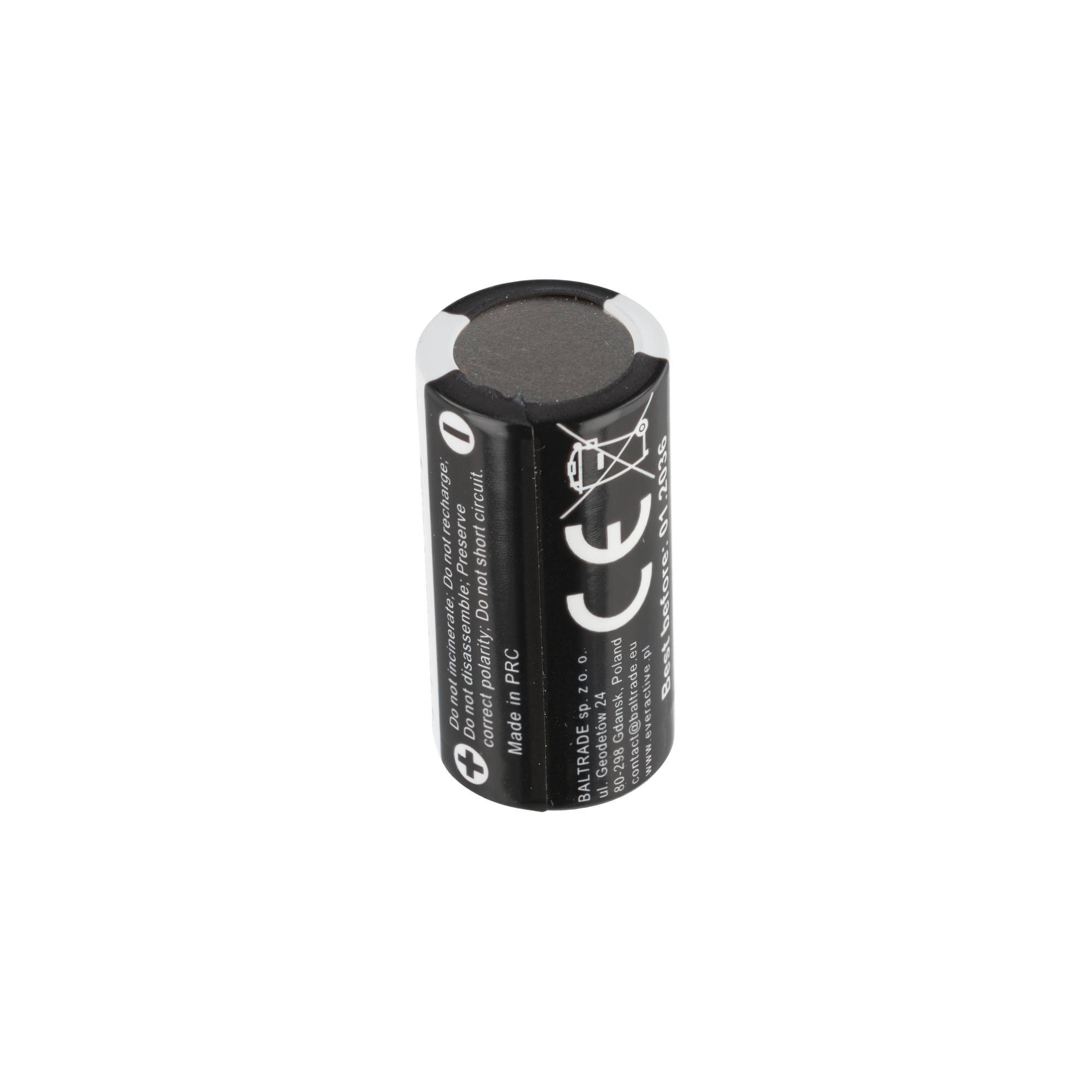 CR123 Lithium Photo Batterie, 3V max. 1500mAh, 34,5 x 17mm, CR123A-2