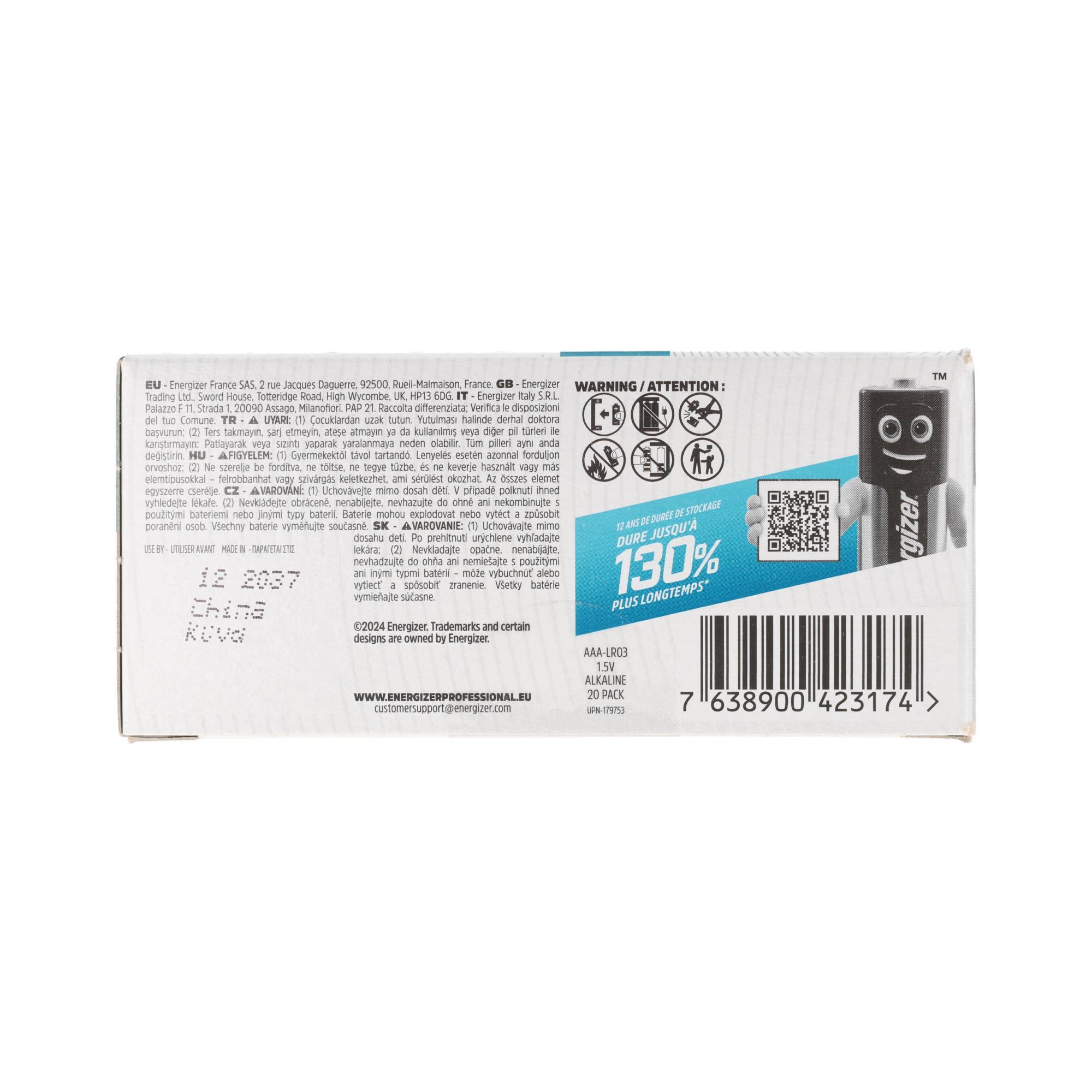 1St. Energizer LR03 (20 Stk.) Max Plus Micro (AAA) 20 Stück,Inhalt:20Stk.-4