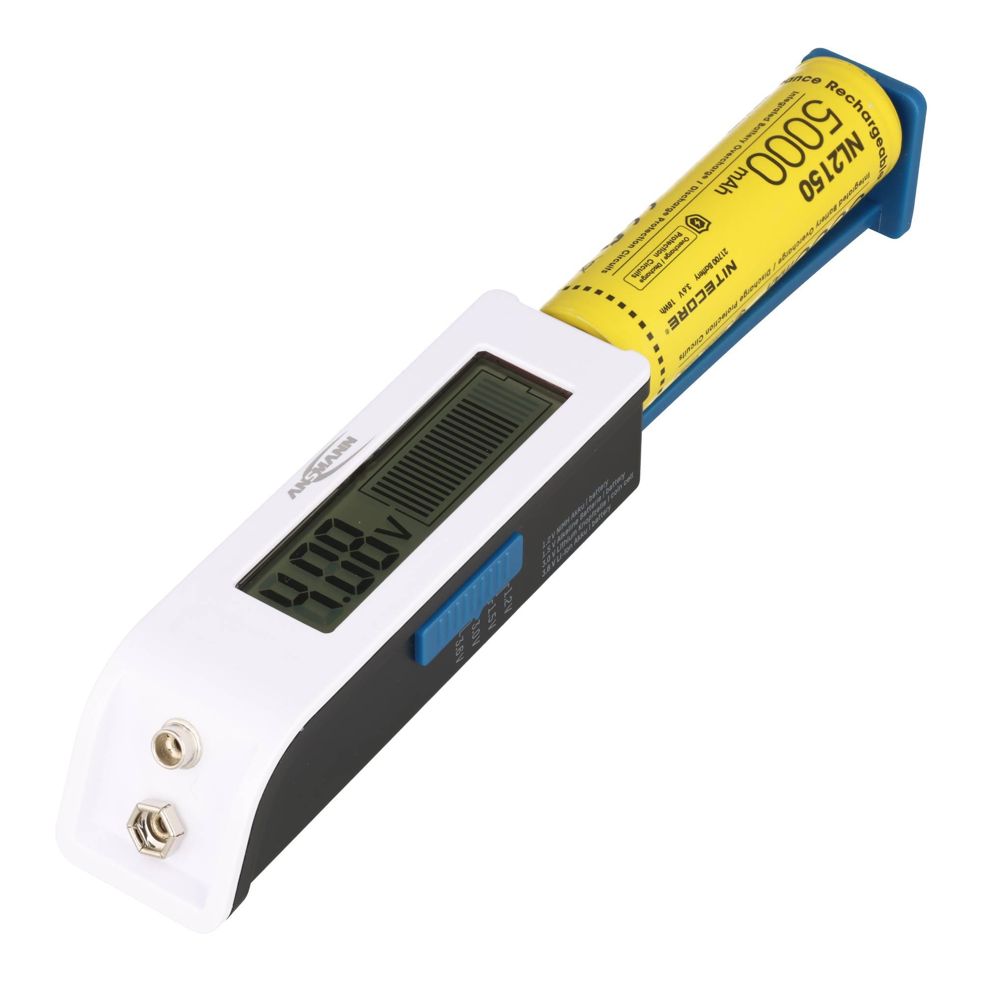 Universal Batterietester mit Display und Balkenanzeige für handelsübliche Akkus und Batterien-4
