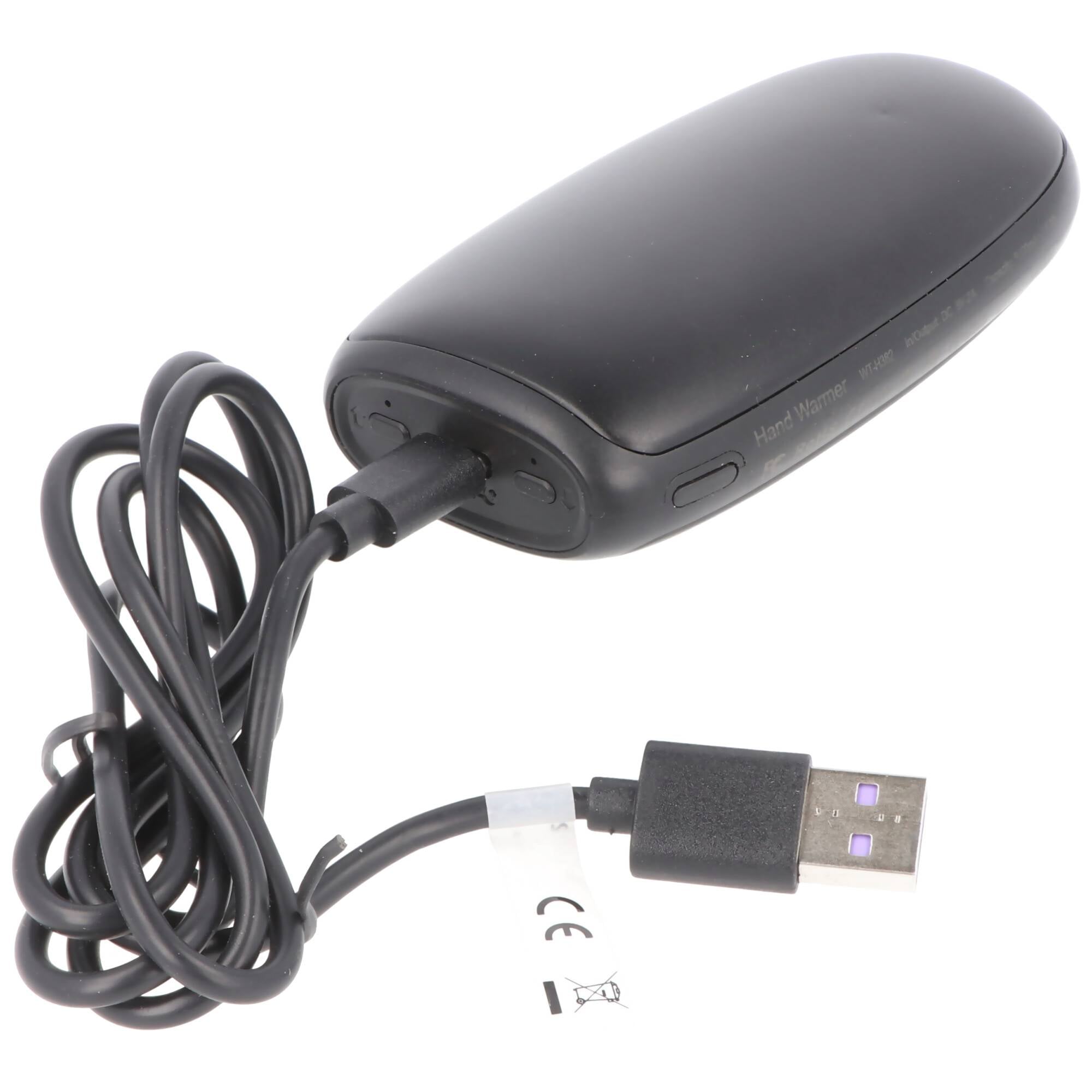 Handwärmer mit Powerbank Funktion, USB-C Ladekabel, beide Seiten einstellbar-1