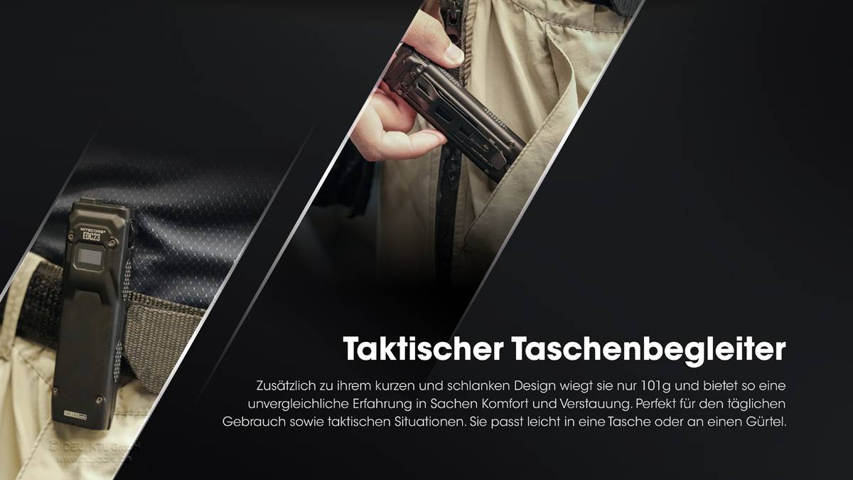 Nitecore Taschenlampe EDC23 SABER - 2500 Lumen-4