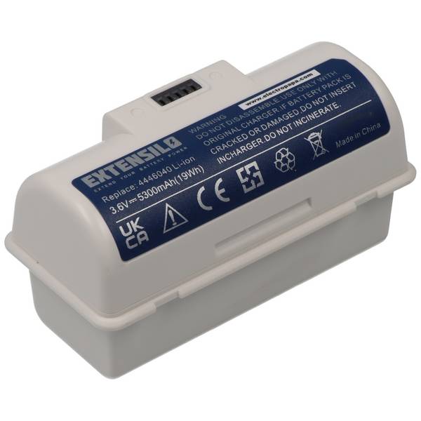 Haushaltsroboter-Akku als Ersatz für iRobot BC674, 4446040 - 5300mAh 3,6V Li-Ion
