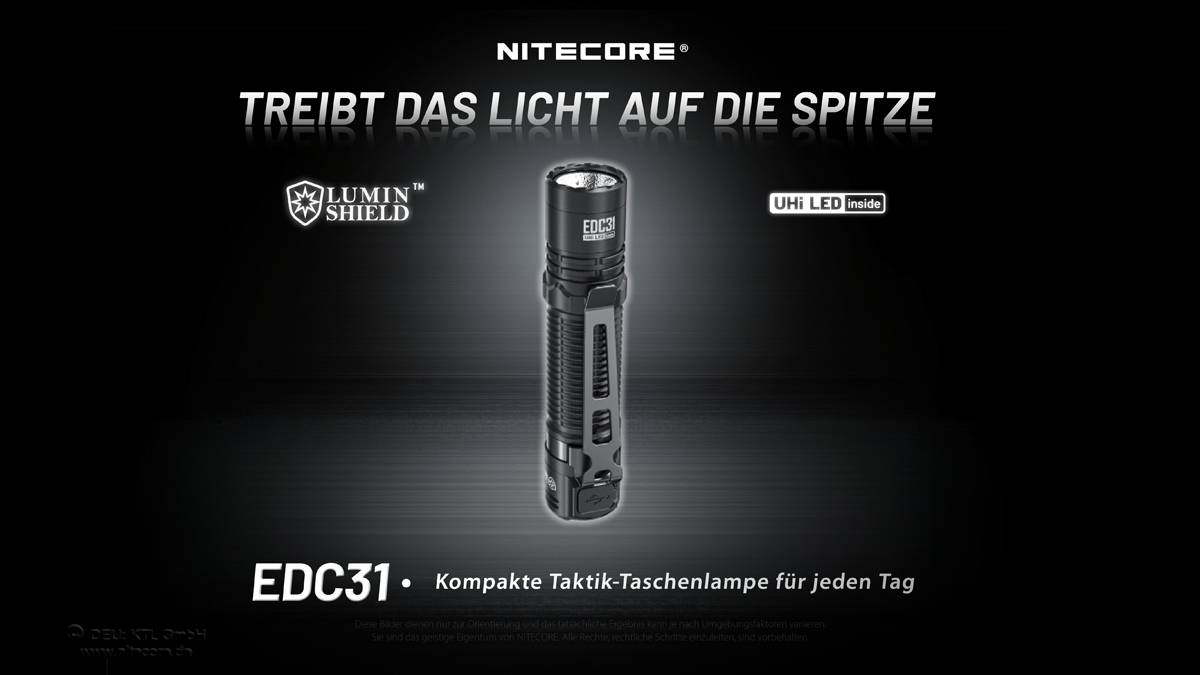 Nitecore Taschenlampe EDC31 - 3500 Lumen-2