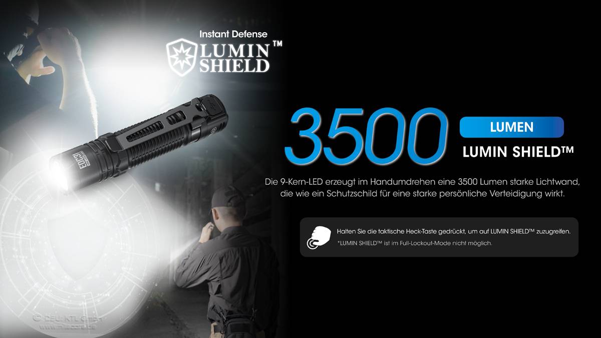 Nitecore Taschenlampe EDC31 - 3500 Lumen-4