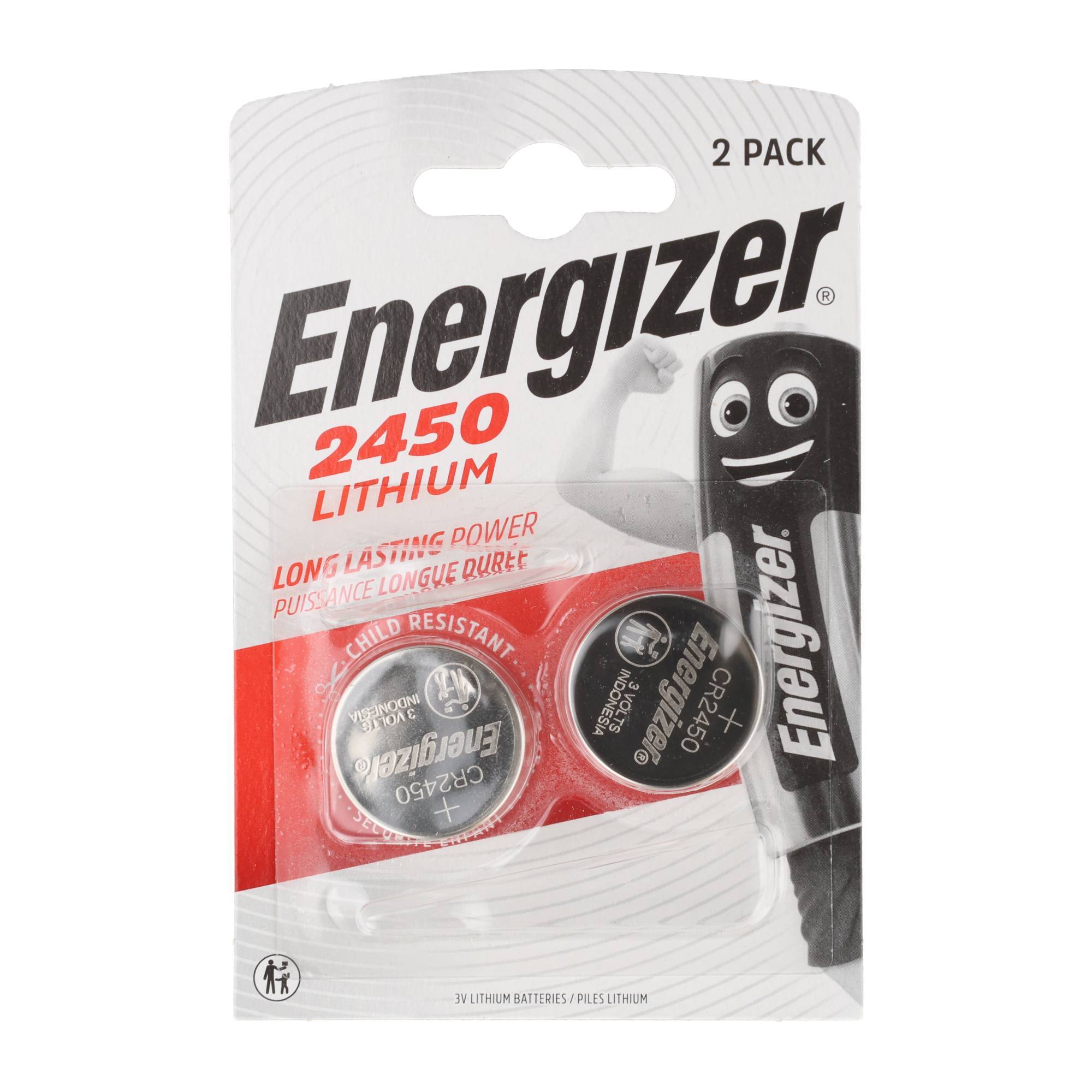 1St. Energizer CR2450 (2 Stk.) CR2450 Lithium 3,0Volt 2er Blister-0
