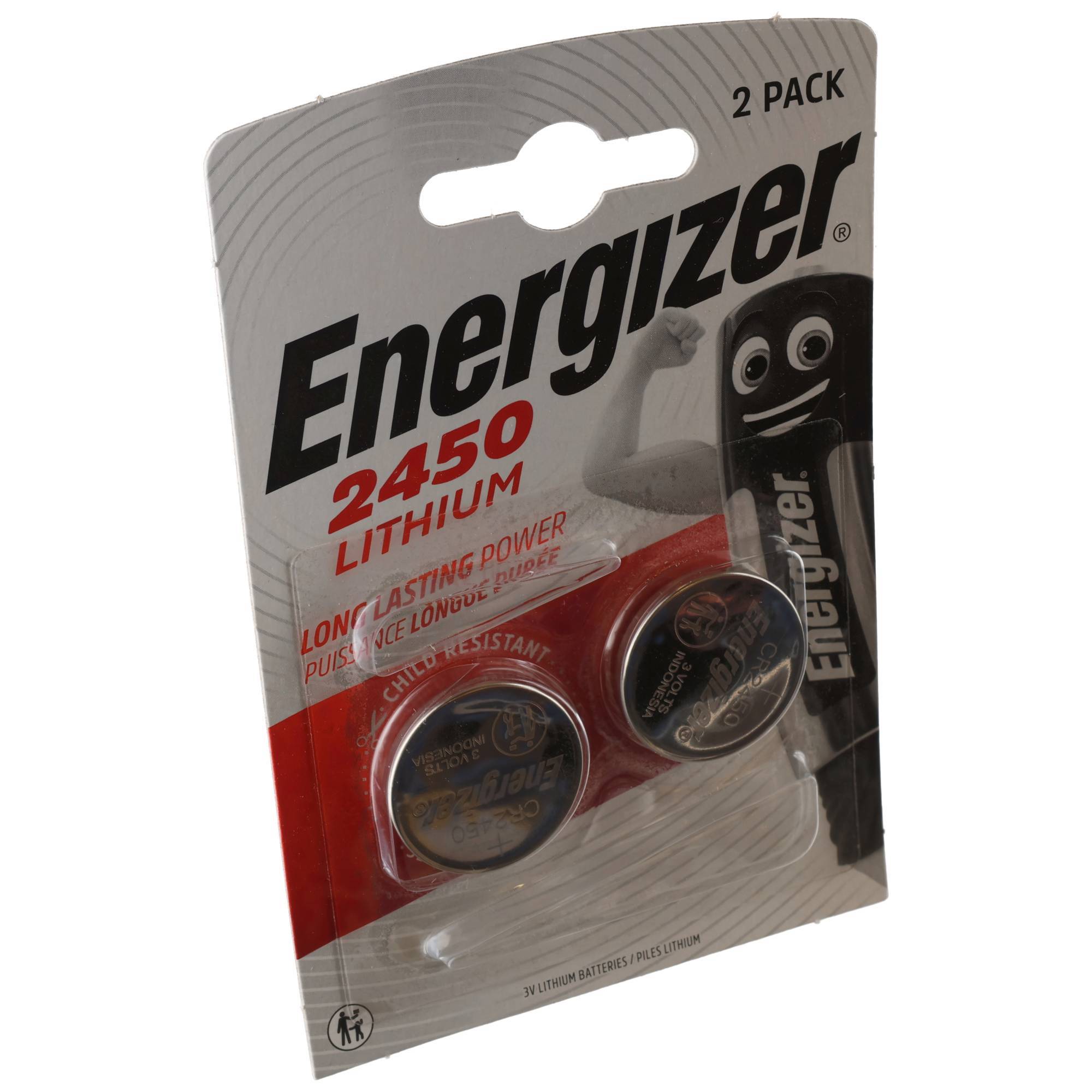 1St. Energizer CR2450 (2 Stk.) CR2450 Lithium 3,0Volt 2er Blister-3