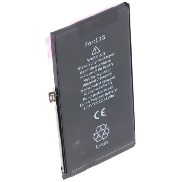 Akku passend für Apple iPhone 13, Li-Polymer, 3,84V, 3227mAh, 12,4Wh, built-in, ohne Werkzeug