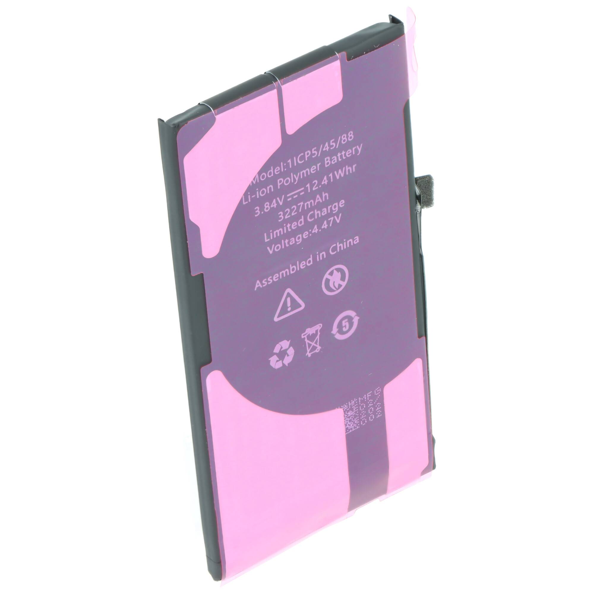 Akku passend für Apple iPhone 13, Li-Polymer, 3,84V, 3227mAh, 12,4Wh, built-in, ohne Werkzeug-1