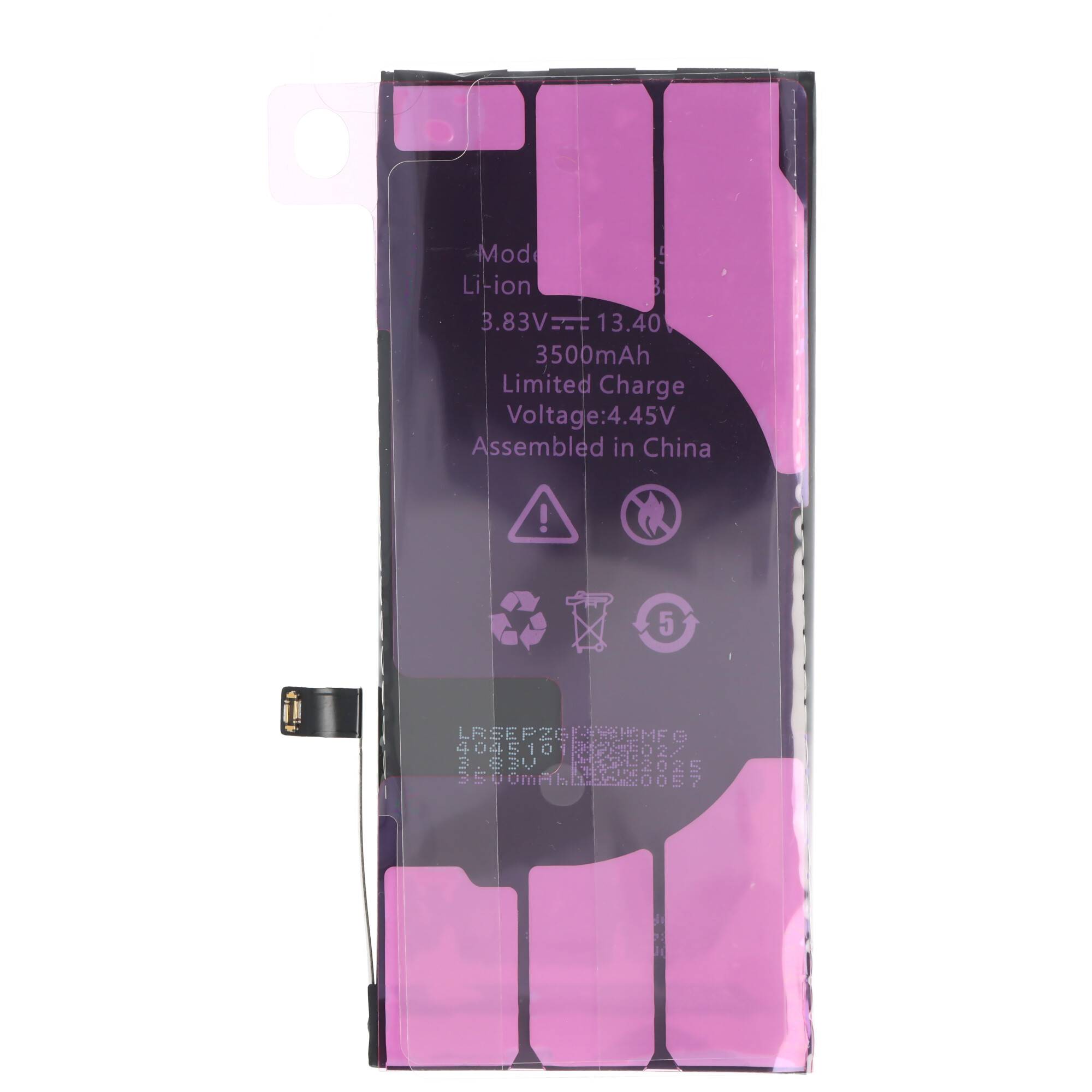 Akku passend für Apple iPhone 11, Li-Polymer, 3,83V, 3500mAh, 13,4Wh, built-in, ohne Werkzeug-3