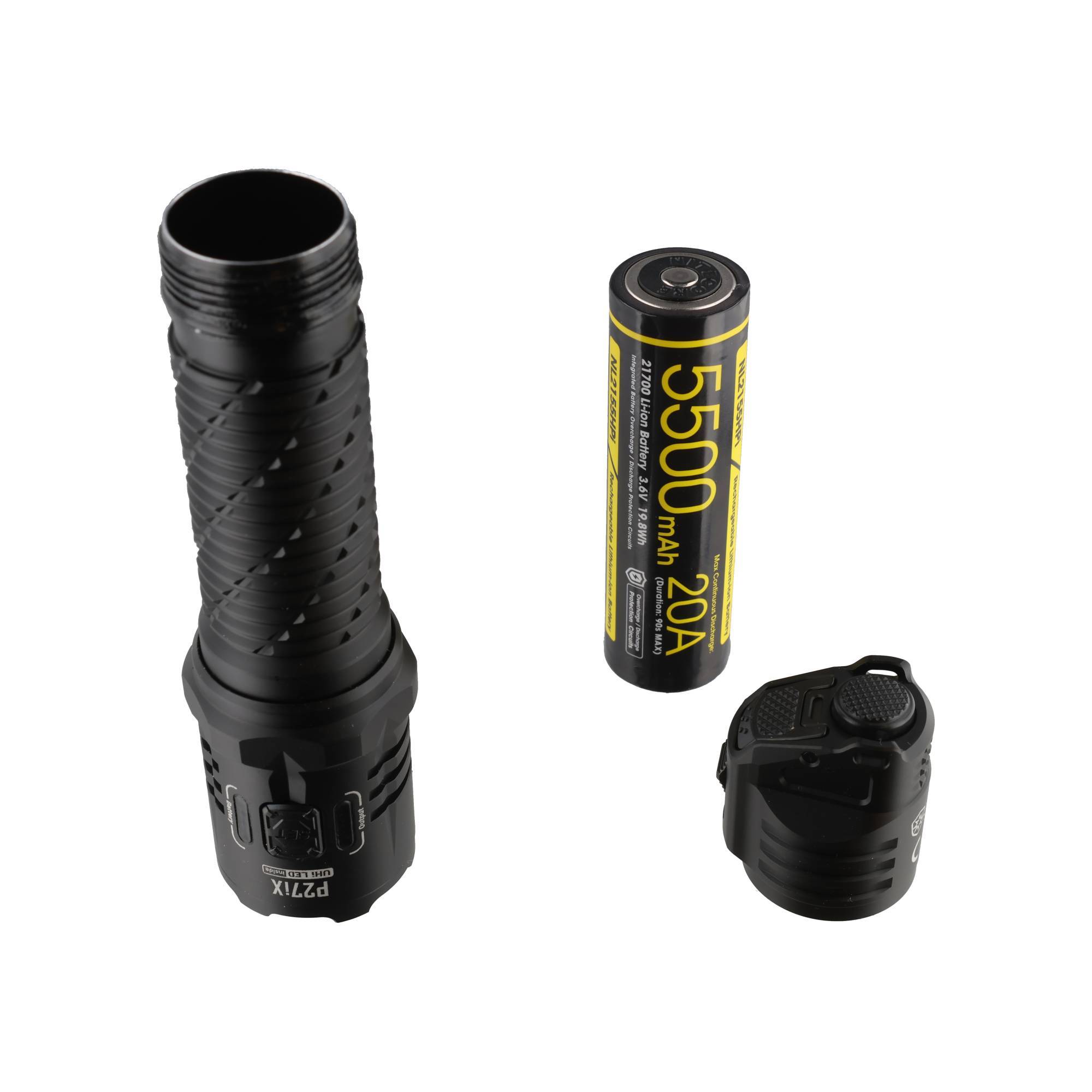 Nitecore P27iX taktische LED-Taschenlampe, max. 5000 Lumen, 4 personalisierbare Einstellungen, wiederaufladbar per USB-C-4