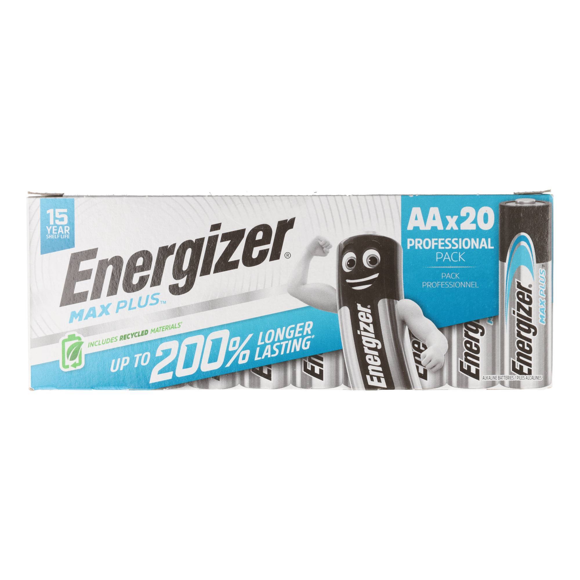 1St. Energizer LR6 (20 Stk.) Max Plus Mignon (AA) 20 Stück,Inhalt:20S-3