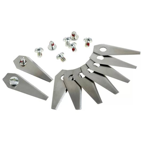 9x Ersatz-Messer Klingen / Schneid-Klingen 1,00mm für Bosch Indego Mähroboter