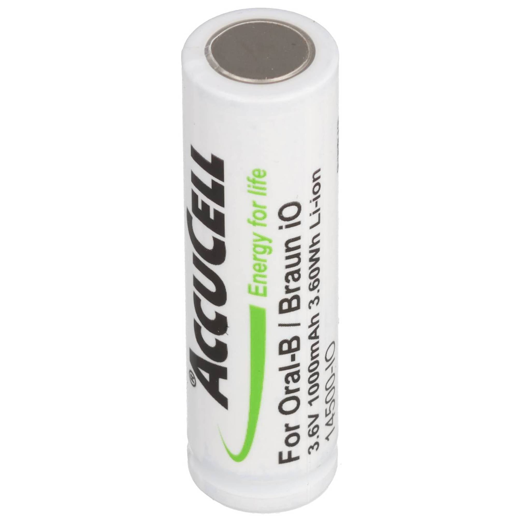 1000mAh Akku kompatibel für Oral-B Akku Li-Ion UR14500AC passend für Braun iO 6, 7, 8, 9, 10, 48,8x14,1mm-2